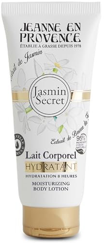 JEANNE EN PROVENCE - Latte corpo idratante e profumato - Fragranza gelsomino - 95% di ingredienti di origine naturale - Pelle secca - Made in France à Grasse - 200 ml