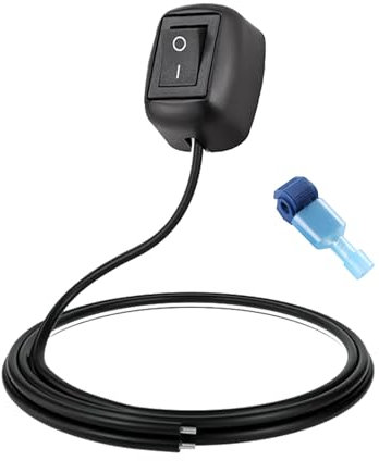 Flaconi Kfz Schalter,12v Schalter,12v Schalter Wasserdicht,12 Volt Schalter,Schalter Nebelscheinwerfer,Kfz Schalter 12v,Geeignet für Selbstklebende Druckknopfschalter für Nebelscheinwerfer im Auto