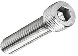 100X M3X30/D912-A4 Schraube M3x30 DIN: 912 Kopf: Zylinder Sechskant HEX 2,5mm KR