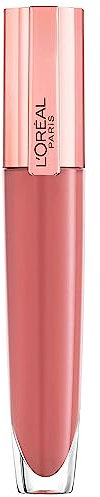 L'Oreal Paris Lip Gloss, Plumping and Hydrating, with Hyaluronic Acid and Collagen Complex, Glow Paradise Balm-In-Gloss, 412 I Heighten