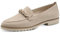 Tamaris Damen Klassische Ballerinas, Frauen Flats,Comfort Lining,TOUCHit-Fußbett,Slip-ons,klassisch elegant,Ballerinen,Taupe,42 EU