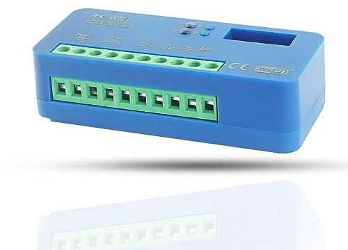 Universeller Schartec RX-Wifi WIFI-Empfänger für Torantriebe - Steuern Sie elektrische Garagentore bequem per SCHARTEC Smart App - Kompatibel mit Tuya Smart Home Geräten - Inkl. 2-Kanal Ausführung…