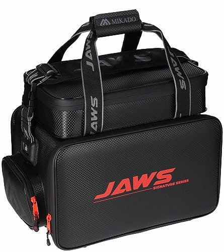 Mikado Eva Jaws Tasche XL mit 4 Boxen Ködertasche Transporttasche Angeltasche