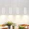 Glitzerlife Hängelampe Esstisch Esszimmerlampe Hängend - Pendelleuchte Weiß Holz Hängeleuchte 4 Flammig GU10 Pendellampe für Esszimmer Esstisch Küche Café