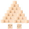 CYEER 30 Stück Holzwürfel 5x5x5cm, Groß Holzklötzchen zum Basteln, Natur Holzbausteine Holz Bastelklötzchen Holz Würfel Unbehandelt Blanko Würfel Holzblöcke für DIY, Mathematik, Bausteine, Puzzle