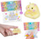 Vibbang 2 Stück Hamster Squeeze Spielzeug, Squishy Fidget Toys, Hamster Anti Stress Spielzeug, Kawaii Stress Relief Squeeze Toy, Mochi Squishy Spielzeug Geschenke für Kinder Erwachsene