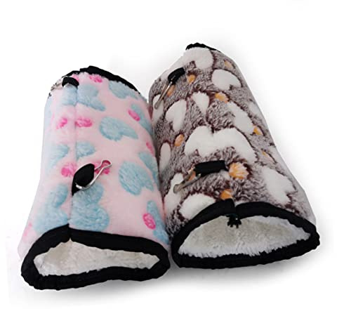 Abaodam Hanging Sleeping Bed for Pets Warm Plush Hamster Hammock and Parrot Nest Random Color Comfortable Durable and Safe Pet Supplies for Birds and Rodents