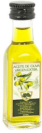 Lote de 15 Botellas Cristal Mini de Aceite de Oliva Virgen Extra. Regalos Originales. Complementos. Detalles para Bodas, Comuniones, Bautizos y Cumpleaños. CC