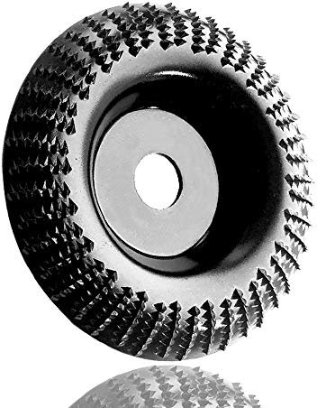 Muela Amoladora 125mm,Disco Para Tallar Madera Para Amoladoras Angulares,Discos Madera Amoladora Para Desbaste de madera，Apto Para Amoladoras Angulares con Varilla Interior de 22