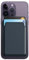 JETech Magnetic Wallet Compatible with MagSafe for iPhone 16/15/14/13/12 Series, PU Phone Card Holder, Store 1-2 Cards (Blue)