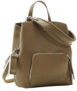 Desigual Women's Back_Half Logo 24 KAKI Sum, Grün