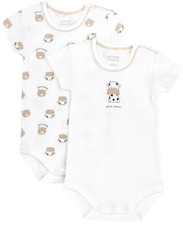 Chicco, Body Neonato e Neonata, Aperto sulla Spalla, Designed in Italy, Abbigliamento Neonato e Neonata 0-24 Mesi, Idee Regalo Nascita