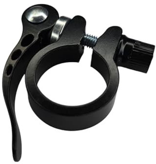 cyclingcolors Cierre de sillín Abrazadera para Tija de Sillín para Bicicleta con Palanca de Liberación Rápida para Bici de Montaña Carretera MTB, 31.8mm Negro
