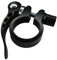 cyclingcolors Fahrrad Sattelstützenklemme Schnellspanner Sattelklemme Aluminium Sattelkloben Sitzklemme Mountainbike Rennrad, Durchmesser 31.8 mm (Schwarz)