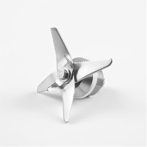 EMDMGJ Soybean Milk Machine Knife Set, 5L High-power Sand Ice Machine Accessories, 4L Knife Set Wall Breaking Machine Bearing Blade, Serrated Design Better Wall Breaking Food