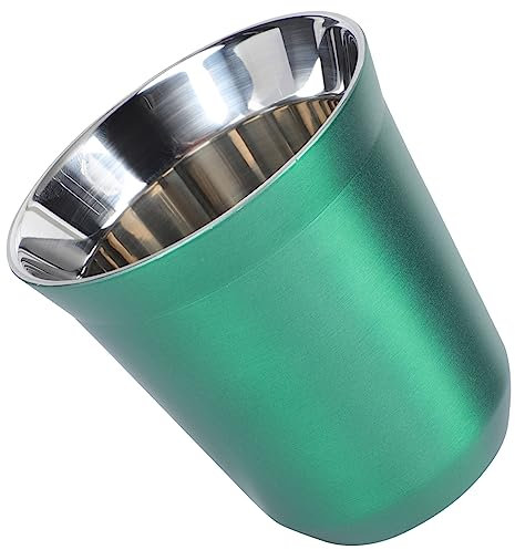 NAMOARLY 1pezzi Tazza Da Caffè Espresso Termica Semplice Tazza Isolata Realizzata in Acciaio Inossidabile Di Superficie Liscia Facile Da Pulire