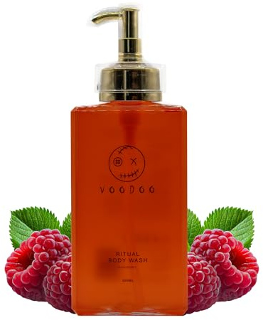 Voodoo Ritual Shower Gel | Refreshing Berry Scent Body Cleanser | Softens, Hydrates Skin & Awakens Senses (300 ML- Raspberry)- - Pack of 1