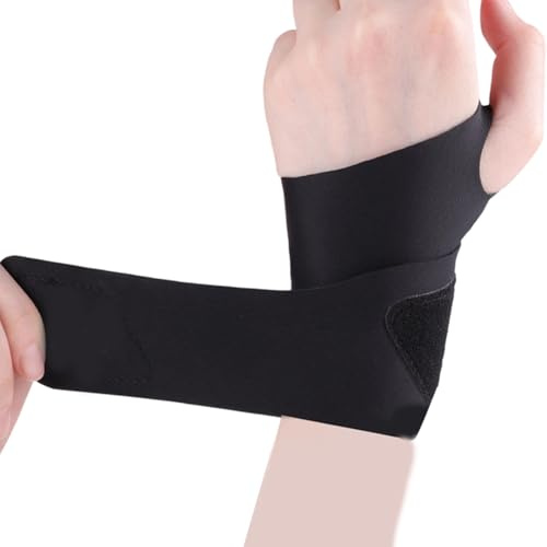 JDNH Banda protectora de muñeca multiusos que mejora la flexibilidad, tela transpirable para baloncesto, entrenamiento atlético, protector elástico de muñeca para bádminton