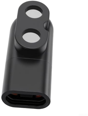 Evenoonest aluminiumlegering USB C-laddning för LEDLENSER MH11 | för MH5 MH7 MH8 iH11R ML4, snabbladdaradapter för LEDLENSER pannlampor, tillförlitlig station för hem och resor