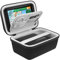 BOVKE Navi Tasche für 5-5.5 Zoll Tomtom Navigationsgerät GO, Garmin DriveSmart 55/Drive 51/52/53, Garmin zūmo XT/zūmo 396 Navigationsgerät, Mesh Tasche für Auto Ladegerät, USB Kabel, schwarz