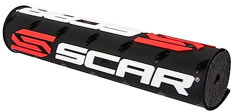 SCAR Mousse de Guidon 22 3D avec Barre Moto Cross Quad Dirt Bike Enduro Supermotard - Noir