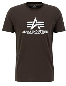 Alpha Industries Basic T-Shirt für Herren Black Olive