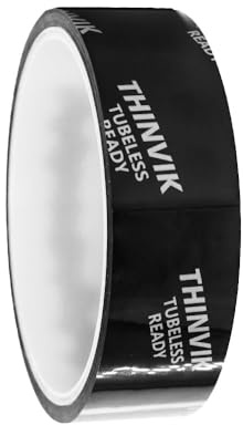 Thinvik Tubeless Bike Wheel Rim Tape Width 21/23/25/27/29/31/33/35 mm x Length 10m Roll Anti Puncture Tubeless Vacuum Tire Pad Tape for MTB Mountain&Road Bike Wheel Carbon Set-35mm