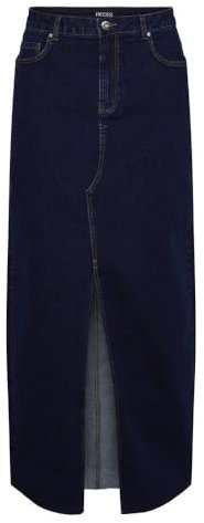 Pcjessie Hw Ankle Denim Skirt Noos Exp