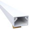 CILSON WDK1510SW 2700040 Kabelkanal Selbstklebend 15x10mm 10m, Weiß - 10 Stück 1 m / 1000 mm, Platzsparende Kabelordnung, Selbstklebende Montage