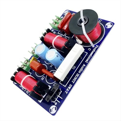 Lafeier 2 divisores de frecuencia de 3 vías, 250 W, 850/5200 Hz, circuito de filtro de altavoz, agudos, graves medios, Hifi, audio estéreo crossover