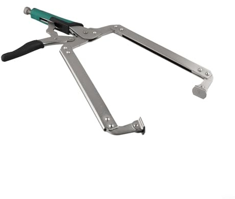 Eawfgtuw Pinze di bloccaggio con morsetto a C grande, con grilletto regolabile, per lavorazione del legno, saldatura e manutenzione elettrica, acciaio ad alto tenore di carbonio (45,7 cm)