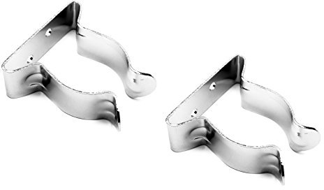 wellenshop 2 x Bootshakenhalter Ø 30-37 mm Schelle Gabel Paddel Rohr Edelstahl