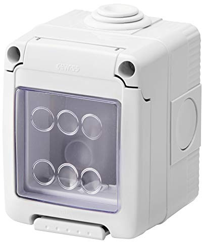 GEWISS 27041 CONTENITORE CON PROTEZIONE STAGNO - 1 POSTO - GRI. - IP55