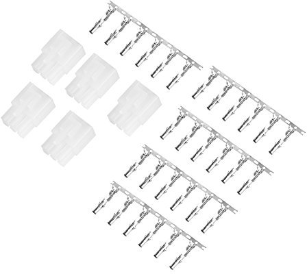 Enchufe de Conector de Cable de Enchufe de 6 Clavijas para Short Wave FT-897D FT-857D IC-725A - 5 Piezas