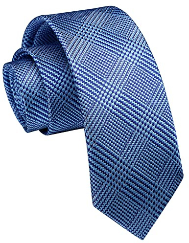 Enlision Skinny Ties for Men Classic 6cm Slim Necktie for Formal Wedding Business Party Paisley Striped Plaid...