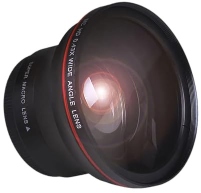 Lente Gran Angular 52MM 0.43x, Compatible con Nikon, D7100 D7000