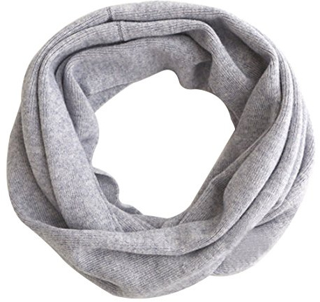 LroHan Soft Cashmere Scarf Circle Loop Infinity Plain Snood Scarf For Men Women