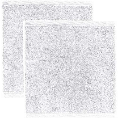 Erwin Müller Seiftuch 2er-Pack, Serie Heidenheim 100% Baumwolle -weiß Größe 30x30 cm - schnell trocknend und extra saugstark, kuschelweich, voluminöse Spitzenqualität
