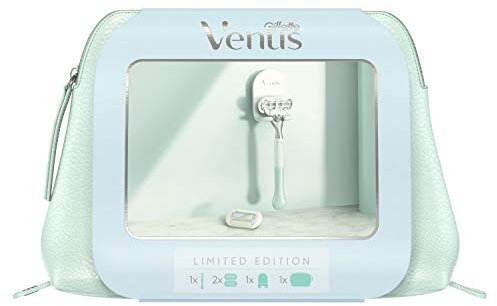 Gillette Venus Edition Limit Extra Smooth Sensitive Razor + Blade + Shower Holder + Beauty Kit