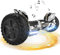 FUNDOT Hoverboards, Hoverboards mit 8,5-Zoll-Rädern, Off-Road Hoverboards mit Bluetooth-Lautsprecher, LED-Lichtern, APP, leistungsstarkem Motor, Geschenk für Kinder Erwachsene