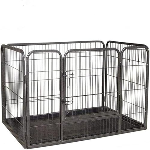 BUNNY BUSINESS Doggy Style Enclos de Mise Bas Robuste Avec Plateau en ABS Pour Chiot Cage (Petit) Noir