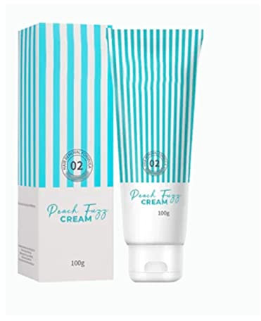 Skinetic Peach Fuzz Hair Cream, Oberlippe Enthaarungscreme für Frauen, Sanfte Gesichtshaarentfernungscreme, Schmerzfreie Feuchtigkeitsspendende Haarentfernungscreme (2PCS)