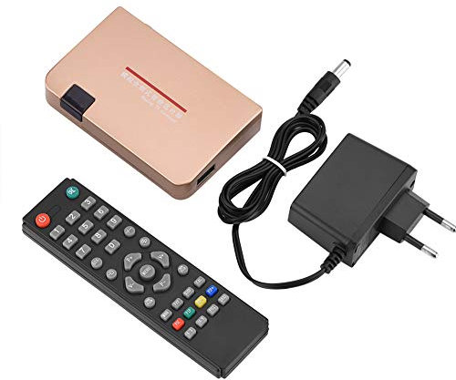 EIMSOAH RF-zu-HDMI-TV-Konverter, Analoger TV-Empfänger, Fernbedienung, HDMI-Konverter-Adapter, 100–240 V, für TV-Geräte mit HDMI-Eingang, für Projektoren (EU-Stecker)