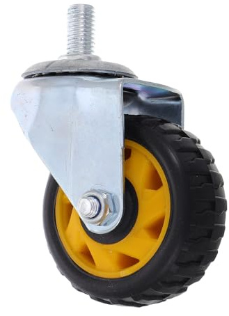 VINTORKY Floor Jack Caster Wheel Replacement Universal Wheel for Garage Repair Hydraulic Trolley Jack Accessory 4.92 X 2.75 X 2.36 in for Car Maintenance