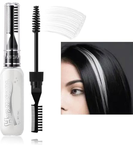 Kustimantu Pettine per gesso per capelli, pettini a gesso per capelli per ragazze | Set di tinture per capelli a lunga durata | Set di gessetti per capelli lavabili in 8 colori