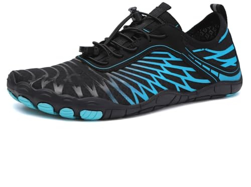 Chaussures Feral Walk Light, Chaussures Pieds Nus Feral Walk Light, à Bout Large pour Confort et santé en randonnée (Bleu, Adulte, 39, Numérique, Système Taille Chaussures EU, Moyen)
