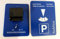 TechNest Parcheggio elettronico automatico – Parcheggio digitale europeo con indicatore orario 24 ore per accessori auto _colore blu