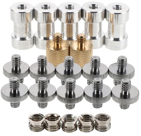 Alipis Accessoires Photo Adaptateur Suspension Micro Filetage pour Trépied et Pied de Micro Kit de Conversion pour Fixation de Microphone de Caméra