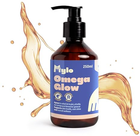 Mylo hund laxolja. Omega 3 för hundar 100 % ren med EPA och DHA. Stöd för leder, hud, päls och immunitet. 250 ml