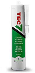 Tec7 Kit De Colle / Colle De Montage | Collage, Montage et Scellement | Blanc | 310ML | Facile à traiter et Pour De Nombreux Matériaux